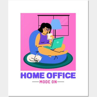 Home Office Mode on Posters and Art